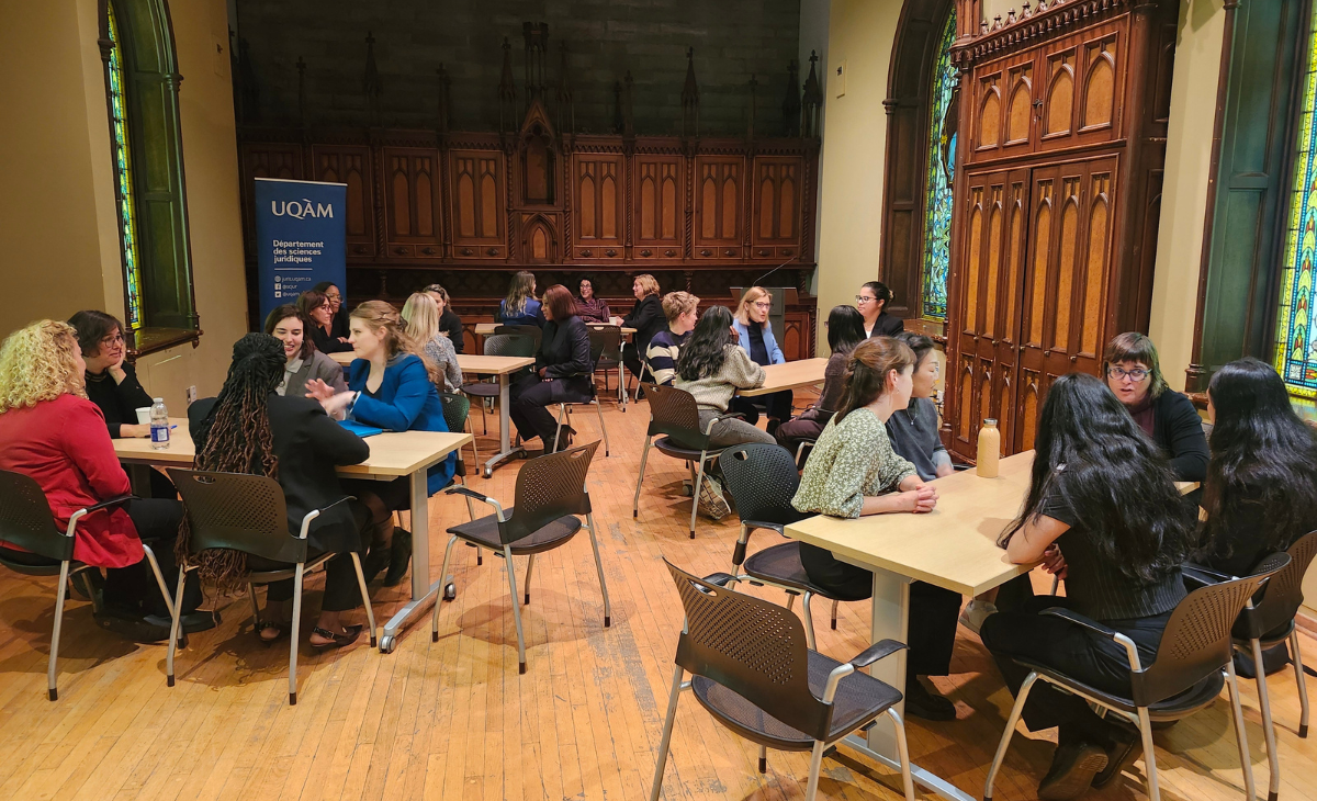Retour sur la soirée de rencontres tournantes avec des femmes juges du Québec