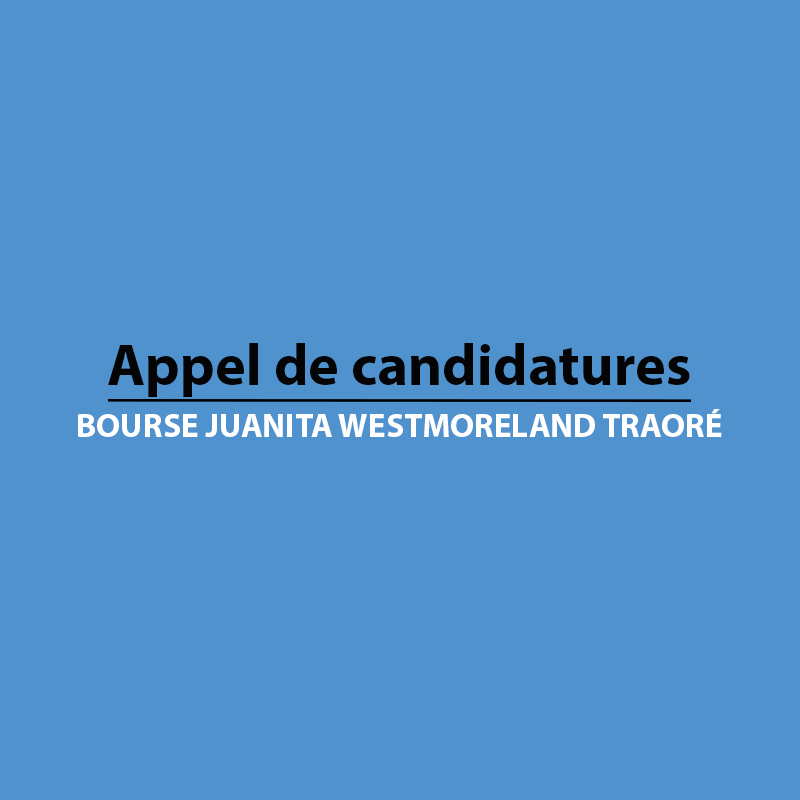 BOURSE JUANITA WESTMORELAND TRAORÉ
