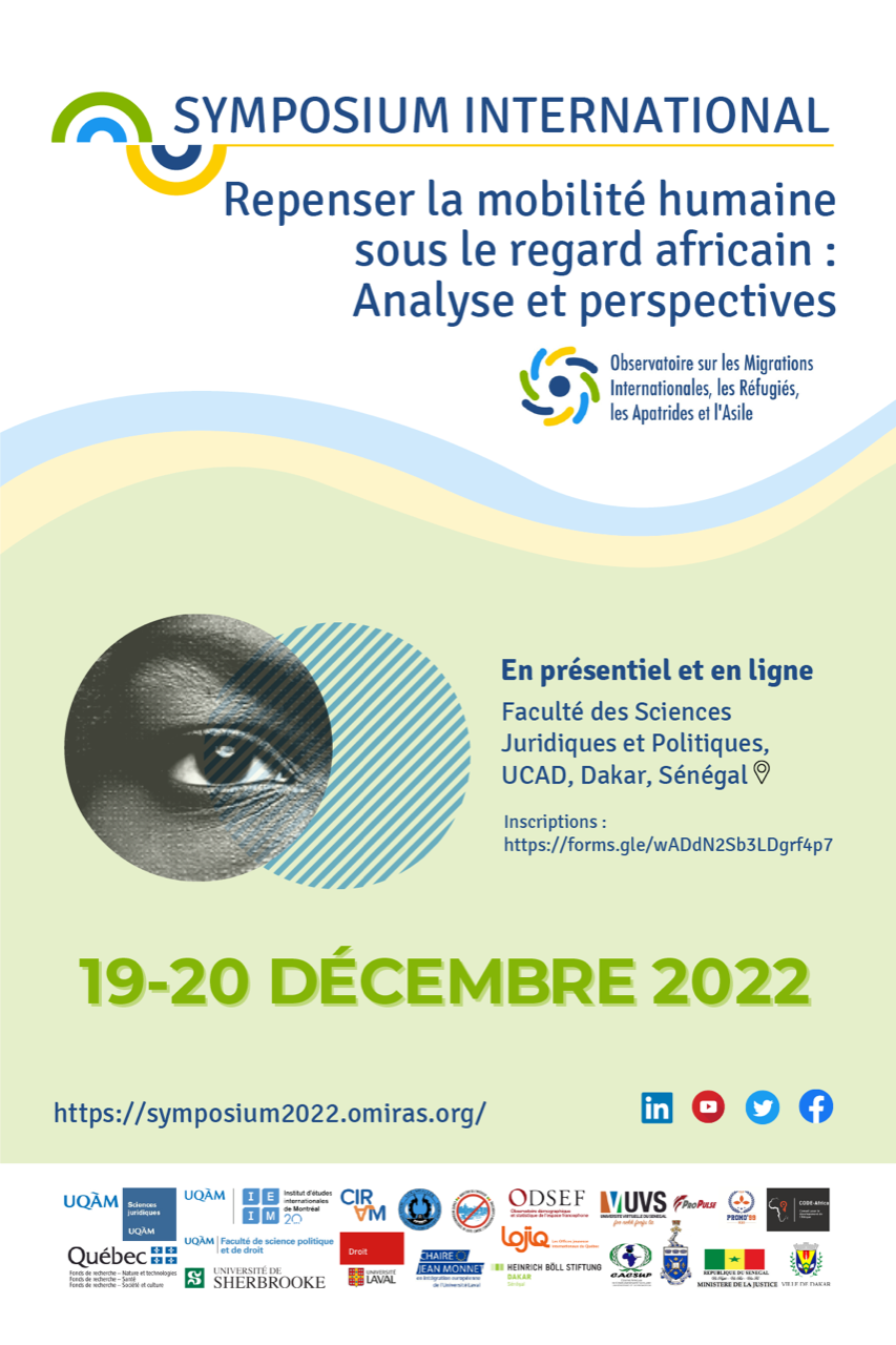 Symposium international: Repenser la mobilité humaine sous le regard africain: analyse et perspectives