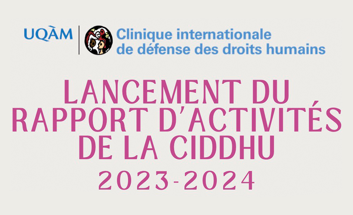 Lancement du rapport d&rsquo;activités 2023-2024 de la CIDDHU