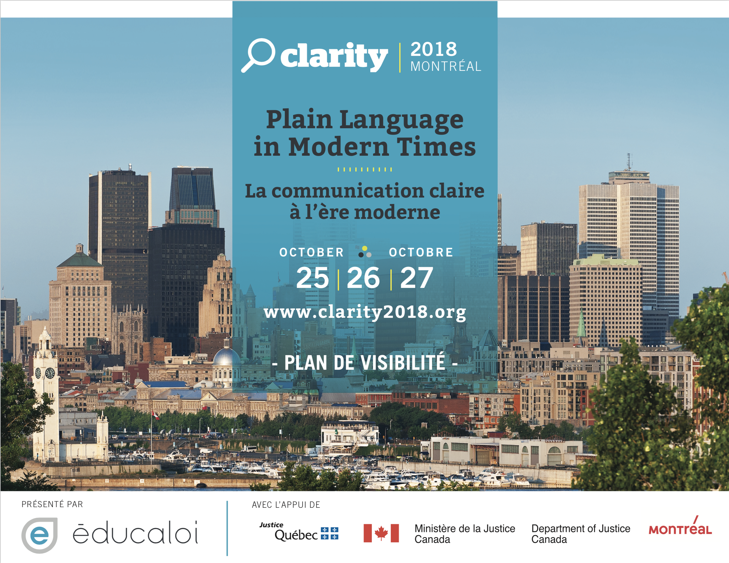 Le Département de sciences juridiques partenaire de diffusion d&rsquo;Éducaloi pour Clarity 2018