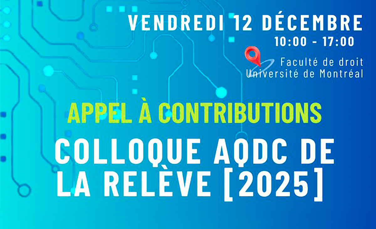 Colloque AQDC de la Relève 2025