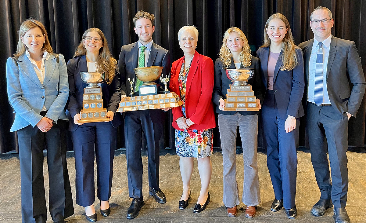 Succès remarquable pour la délégation de l’UQAM au Concours de plaidoirie Pierre-Basile-Mignault !