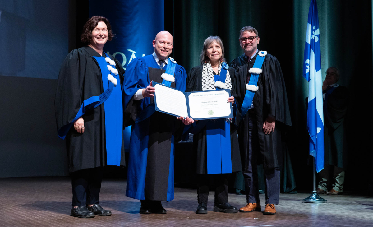 L’UQAM décerne un doctorat honoris causa à Ellen Gabriel