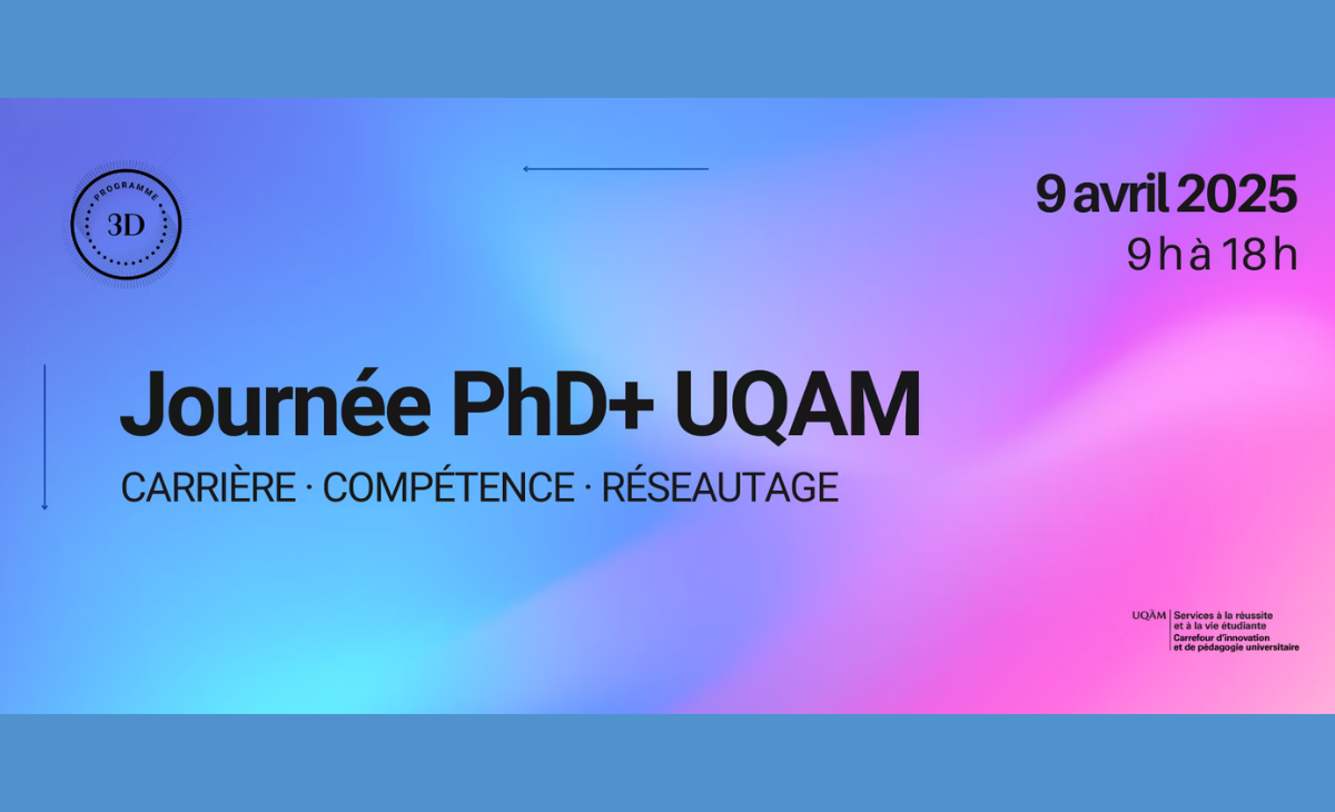 Journée PhD+ UQAM 2025