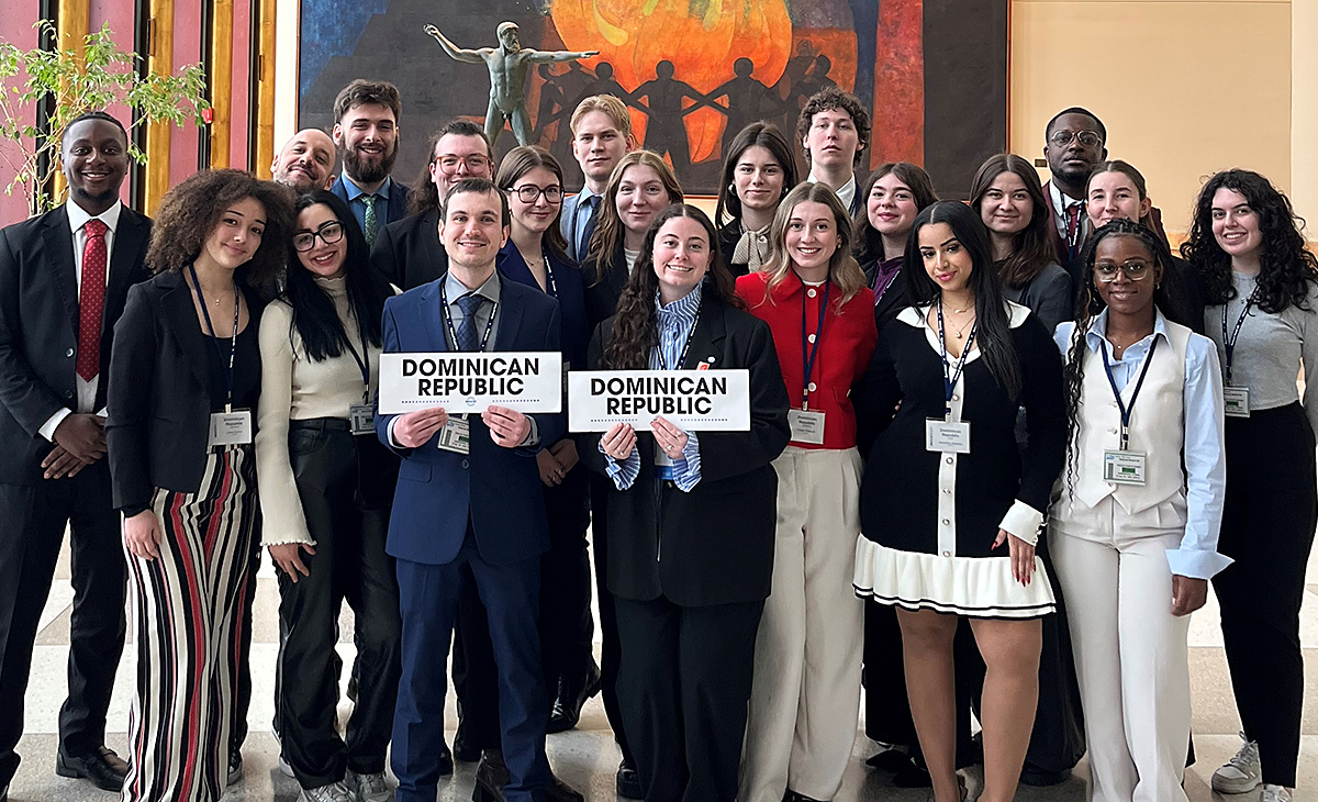 Toutes nos félicitations à l&rsquo;équipe de l&rsquo;UQAM qui a participé à la NMUN 2025 !