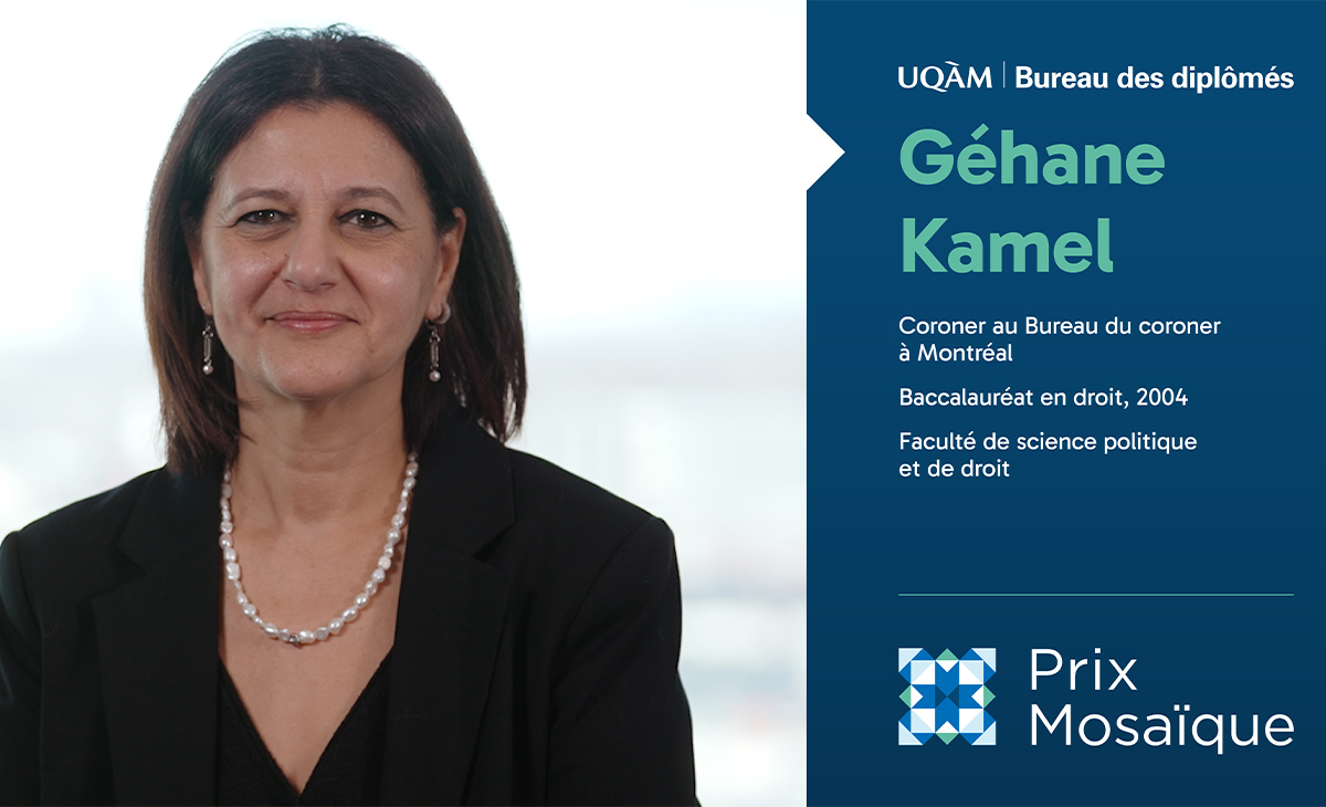 La diplômée Géhane Kamel recevra le Prix Mosaïque 2024 !