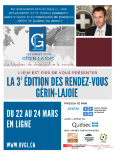 Nouvelle édition des Rendez-vous Gérin-Lajoie
