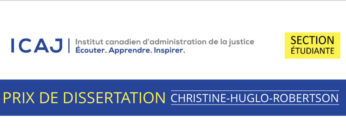 Prix de dissertation Christine-Huglo-Robertson