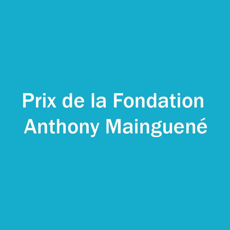 Prix de la Fondation Anthony Mainguené – SQDI