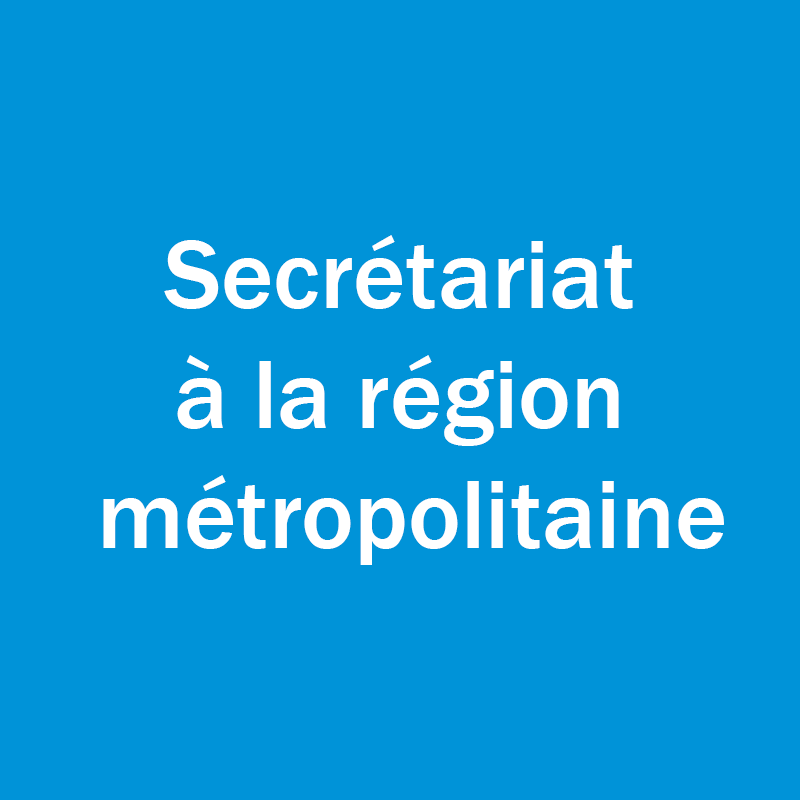 Appel à projets – Secrétariat à la région métropolitaine